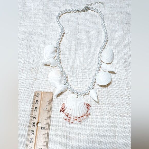 Seashell boho necklace N590 - Picture 5 of 5